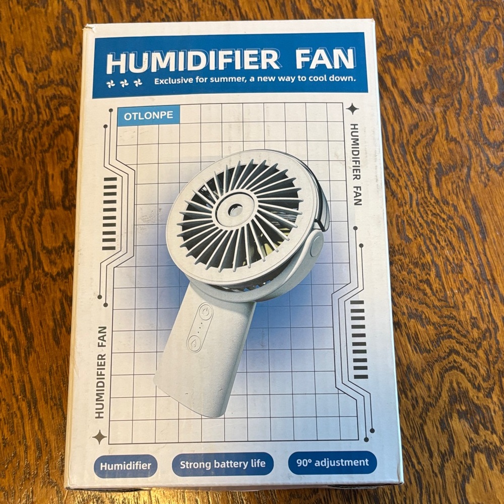 White Humidifier Fan
